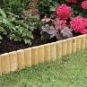 B&M Fixed Log Roll Edging 15 X 100cm