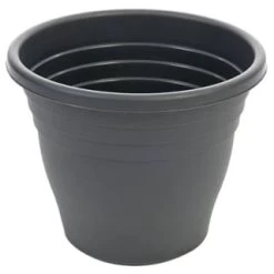 B&M Ascot Round Planter 40cm - Black