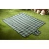 B&M Tartan Picnic Rug - Green
