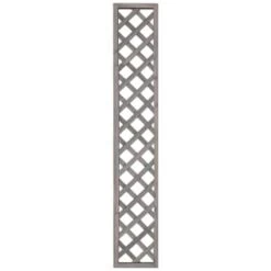 Framed Diamond Trellis - Grey