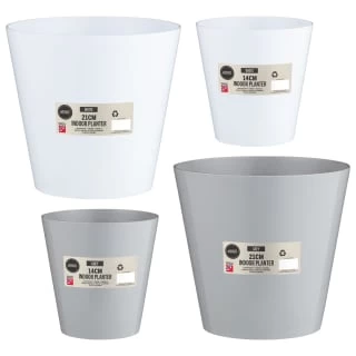 Indoor Planter 21cm - White - Image 3