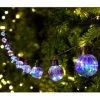 B&M Iridescent Light Bulb String Lights 12pk - Cool White