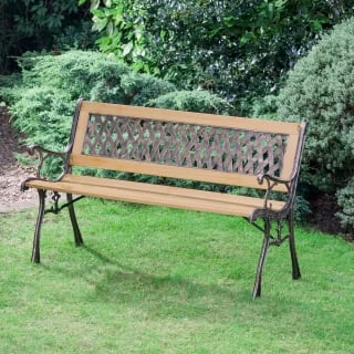 B&M Verona Wooden Garden Bench