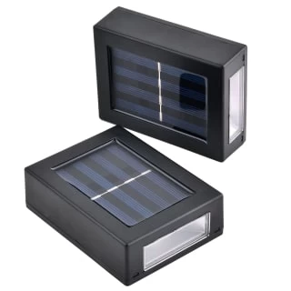Solar Powered Up/Down Wall Light - White LED 4pk - Image 5