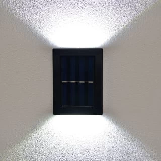 Solar Powered Up/Down Wall Light - White LED 4pk - Image 4