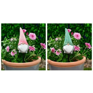 B&M Garden Gonk Plant Pot Stick - Pink - Image 2
