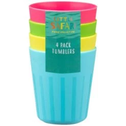 B&M Little Safari Picnic Tumblers 4pk