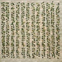 Solar Powered Artificial Ivy Leaf Curtain 180 X 180cm