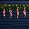 Artificial Wisteria Garland With 20 Solar LEDs
