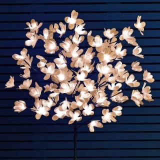 Solar Powered Magnolia Blossom Tree 4ft - Image 2