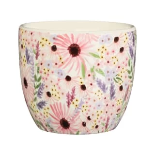 B&M Boho Garden Ceramic Plant Pots 3pk - Flowers - Image 3