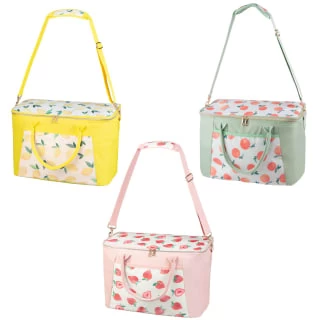 B&M Fruit Print Cooler Bag - Strawberries - Image 2