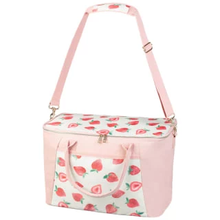 B&M Fruit Print Cooler Bag - Strawberries