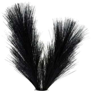 B&M Stone Rounded Vase With Black Pampas - Image 2