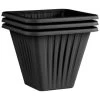 Square Planter 3pk - Black