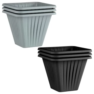 Square Planter 3pk - Grey - Image 4